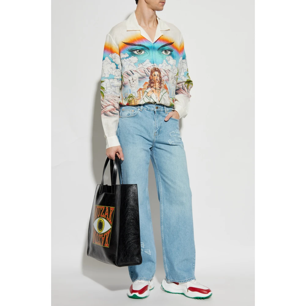 Casablanca Jeans met logo Blue Heren