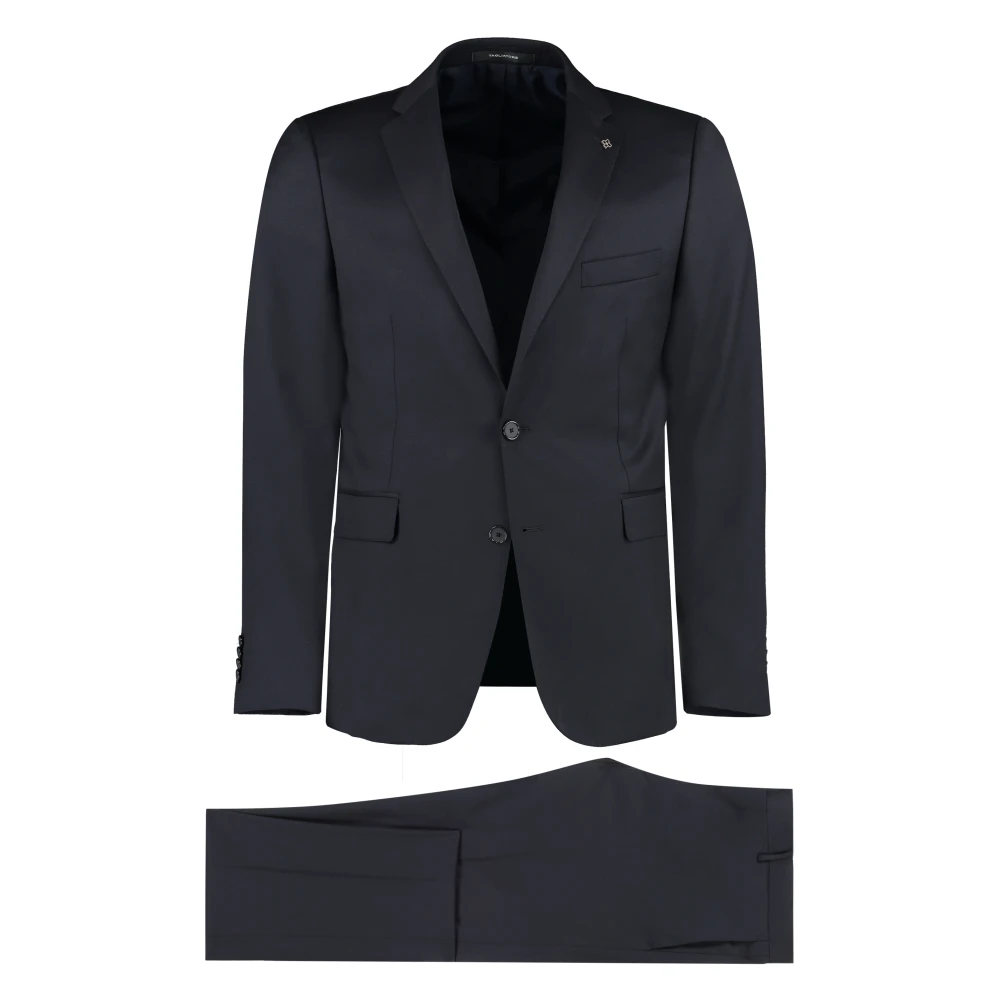 Tagliatore Klassiek Wollen Pak Blue Heren