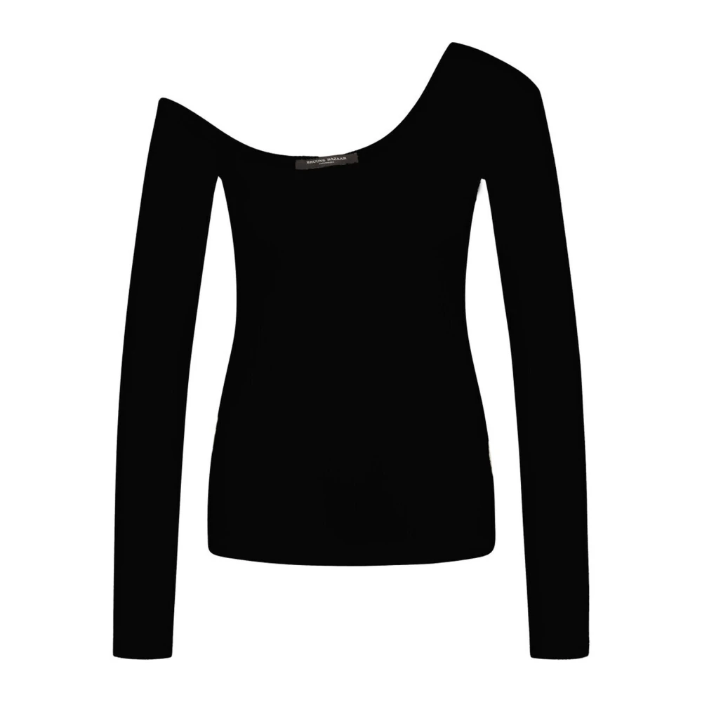 Bruuns Bazaar Vrouwen Luteabbcelisa Top Zwart Black Dames