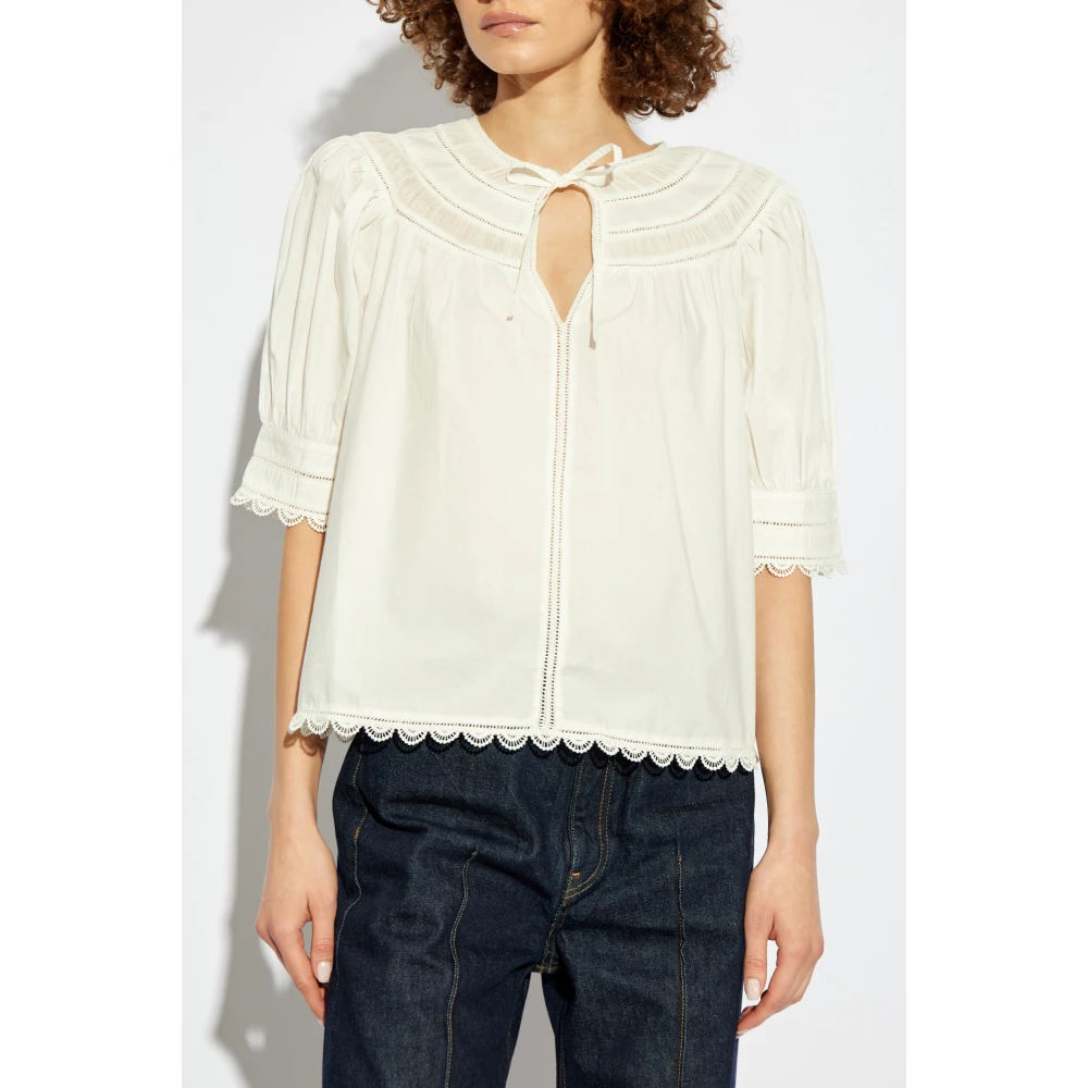 Ulla Johnson Top Dylan Beige Dames