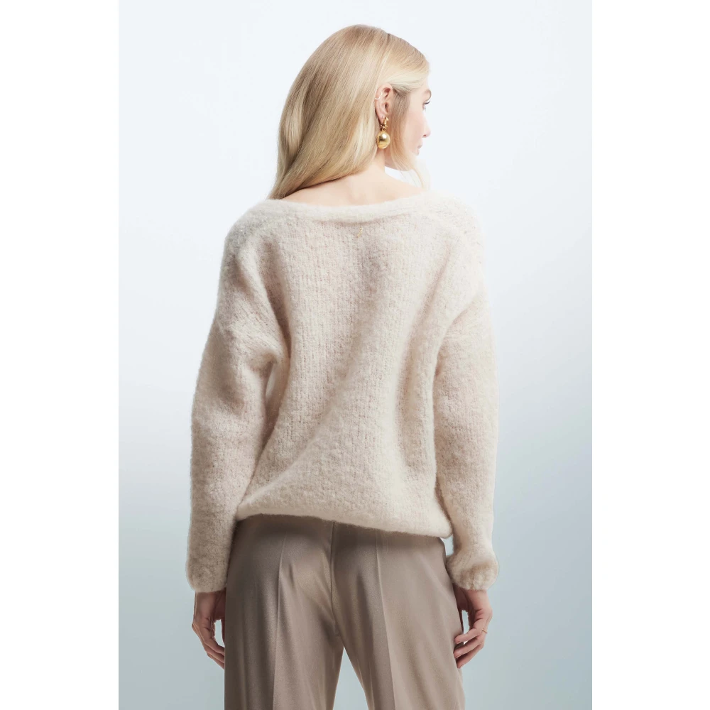Kocca Diamantpatroon Damesvest Beige Dames