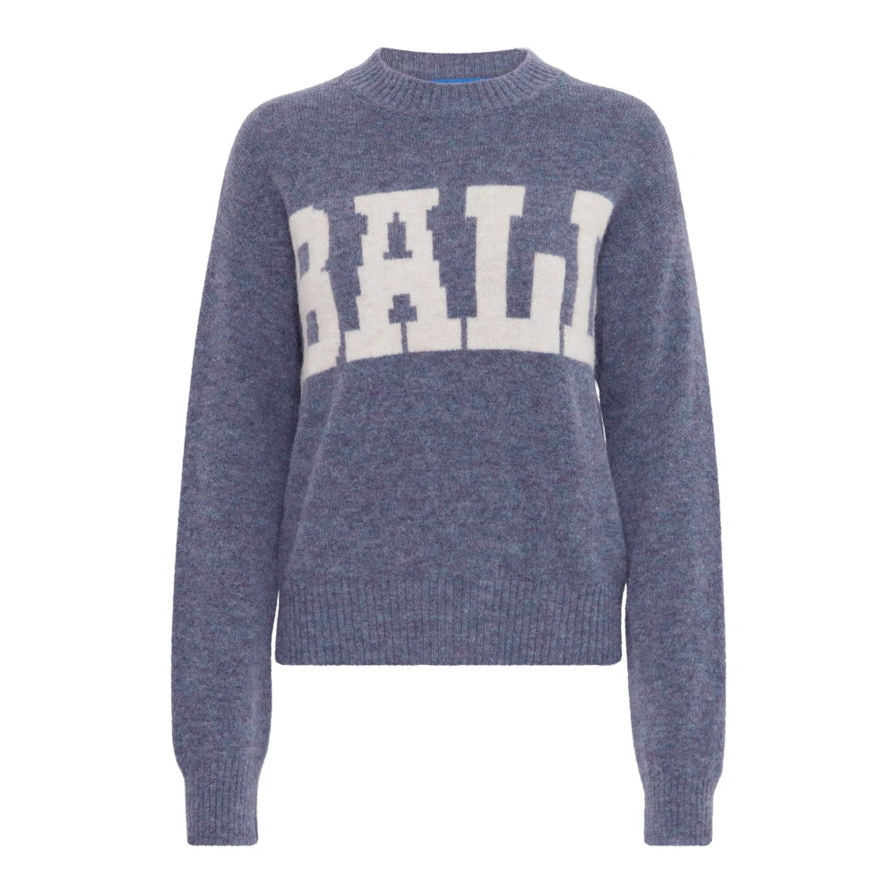 Ball Blå Moonlight Pullover Tröja Blue, Dam