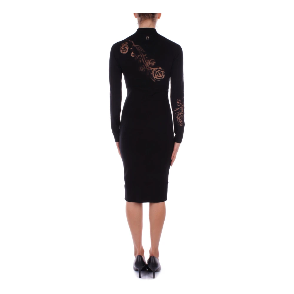 Blugirl Zwarte Kant Uitgesneden Jurk Black Dames