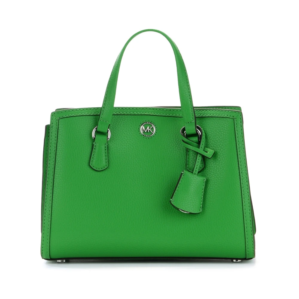 Michael Kors Kleine Groene Gehamerde Leren Messenger Tas Green Dames