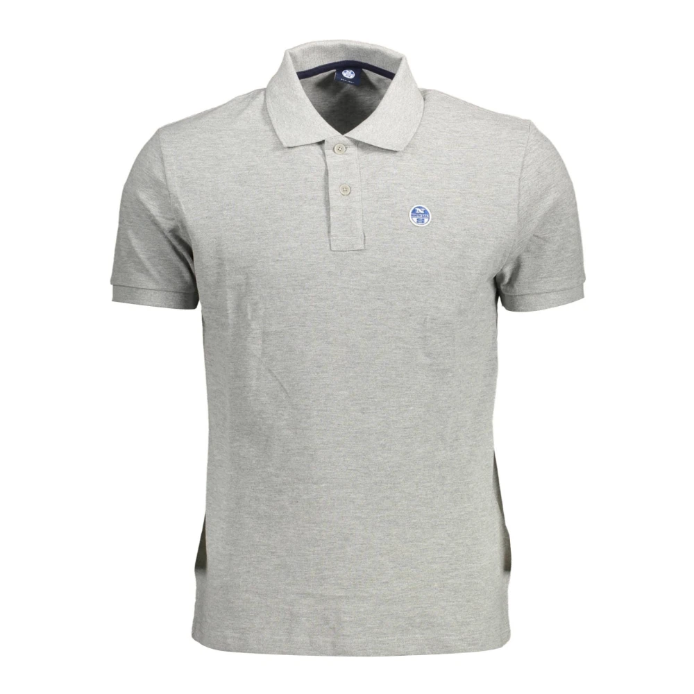 North Sails Men's Gray Polo Shirts, 2XL, Short Sleeve Polo Shirt Grey