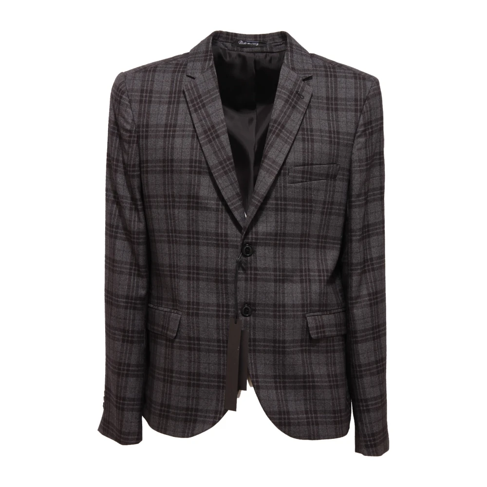 Gaudi Men's Gray Ironic Dandy Jacket - Blazers - Xs - Jackets