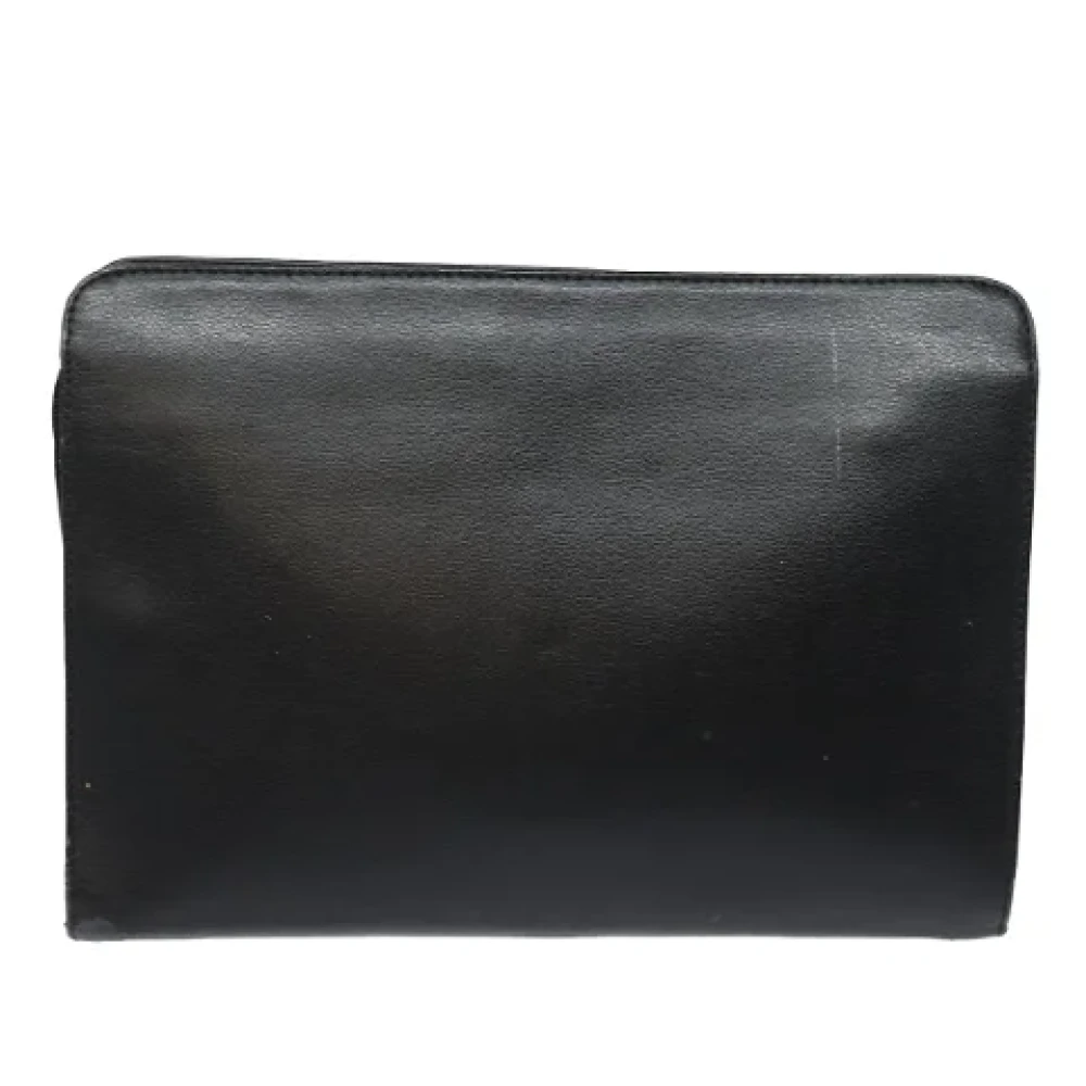 Valentino Vintage Pre-owned Leather handbags Black Dames