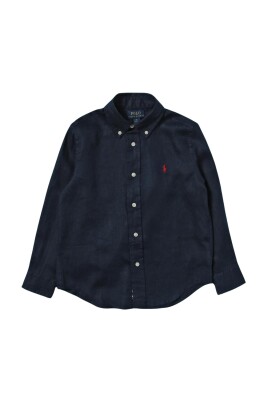 navy-linen-longsleeve-shirt-for-kids