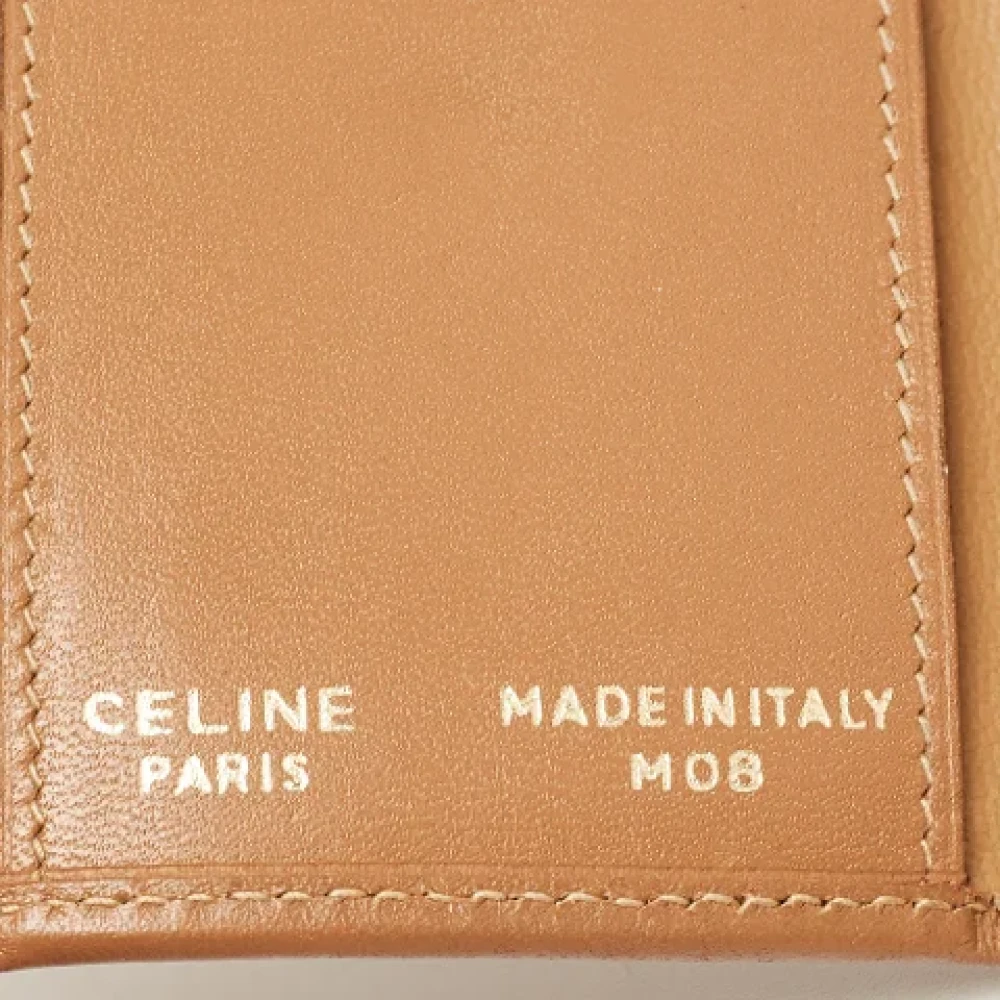 Celine Vintage Pre-owned Coated canvas celine-bags Beige Dames