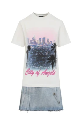 City of Angels T-shirtklänning med Grafik och Jeanskjol