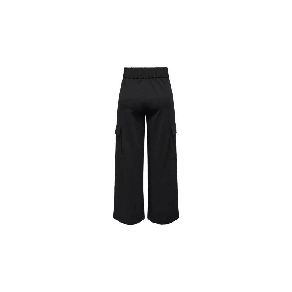 Jacqueline de Yong Zwarte Cargo Broek Lente Zomer Collectie Black Dames