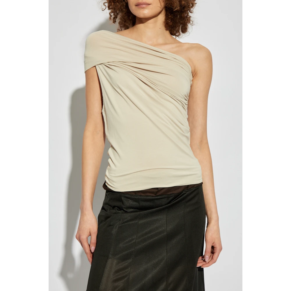 Entire Studios Top Pillar Beige Dames