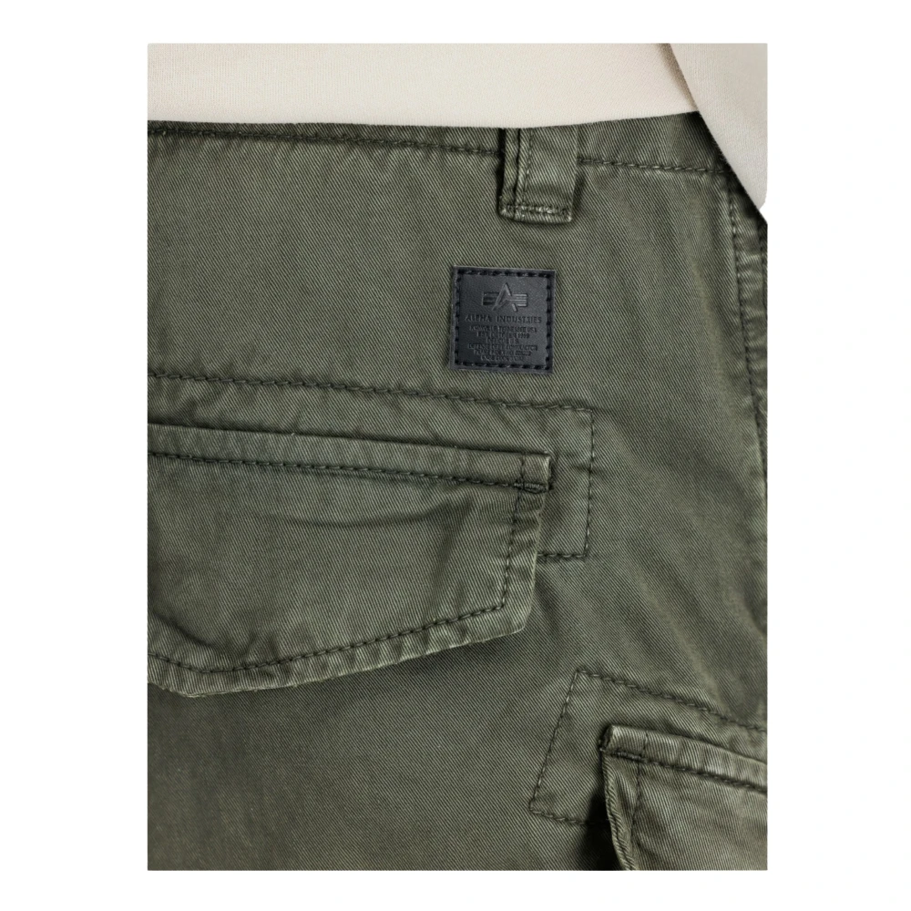 Alpha Industries Men's Green Force One Pant - Slim-Fit Trousers - W36 - Trousers