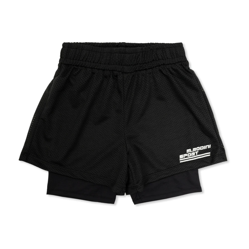 Mini Rodini Logo shorts Black, Unisex