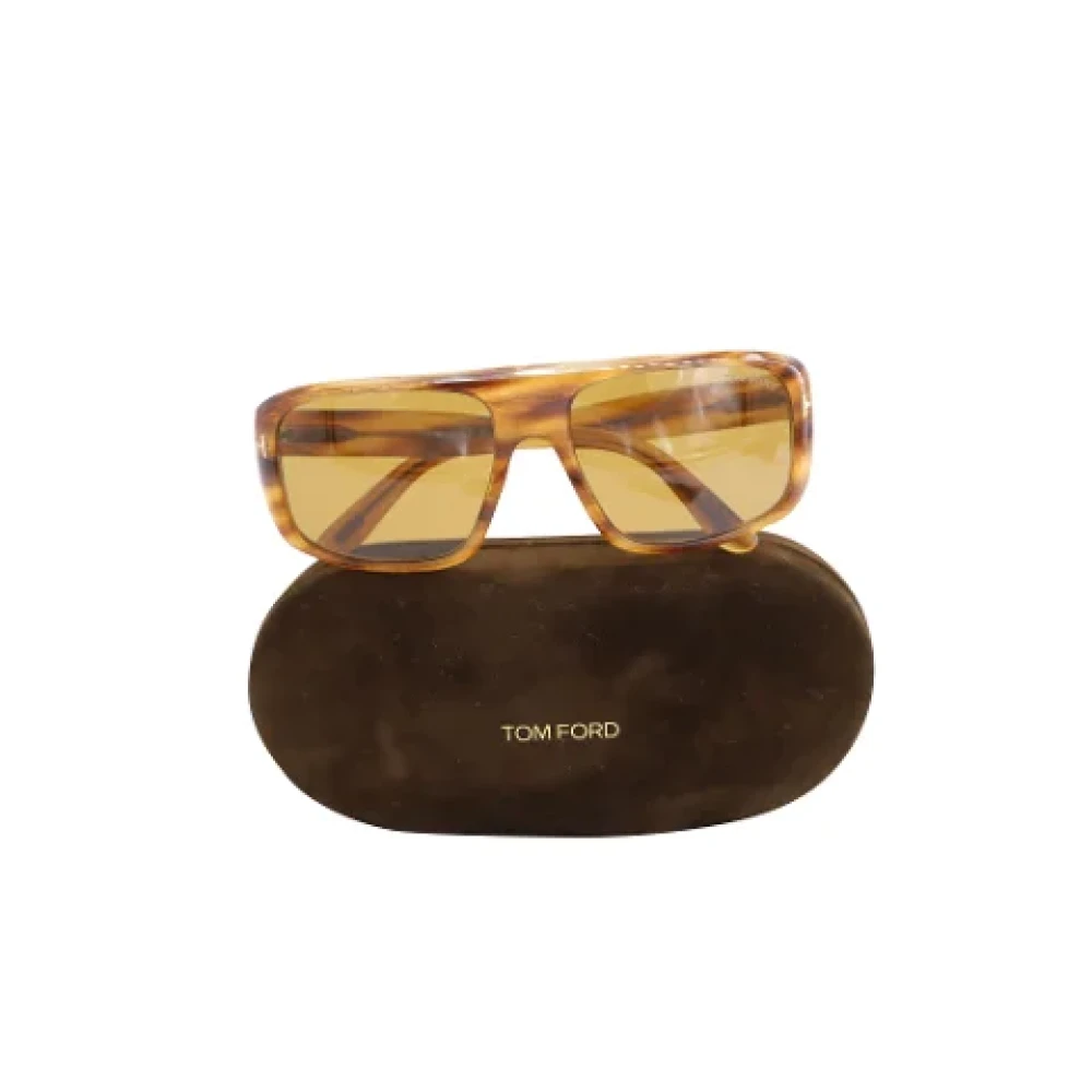 Tom Ford Pre-owned Acetate sunglasses Brown Heren