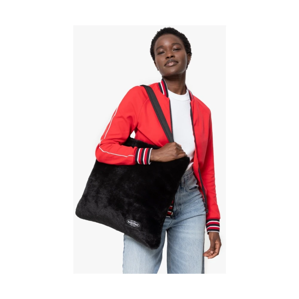 Eastpak Fuzzy Tote Bags Black Dames