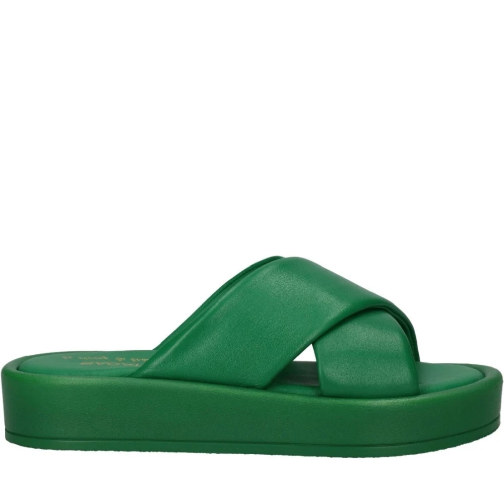 Bagatt Women's Green Hanoi Slippers For - Sliders - 4 Uk - Shoes