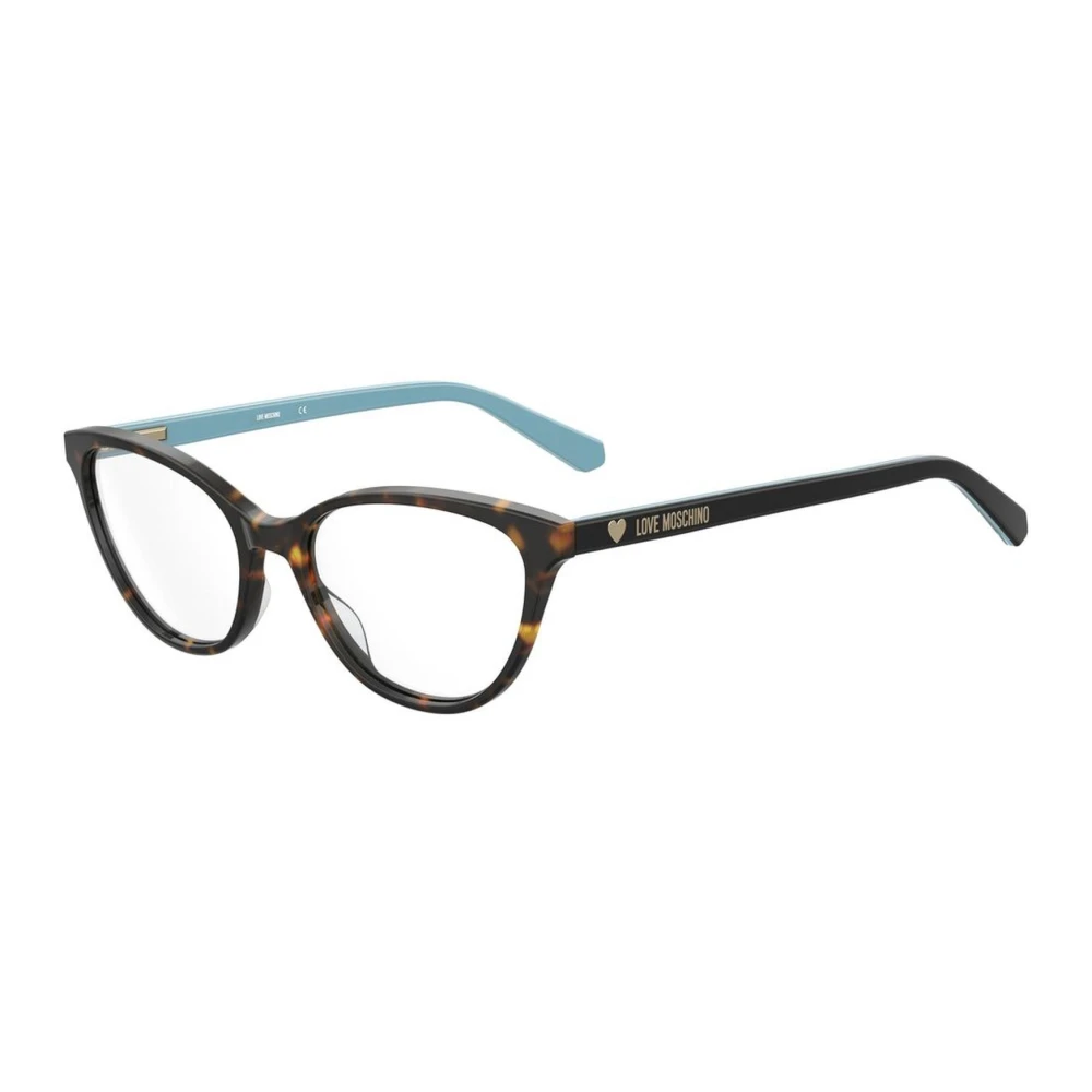Love Moschino Bruine Acetaatmontuur Bril Brown Dames