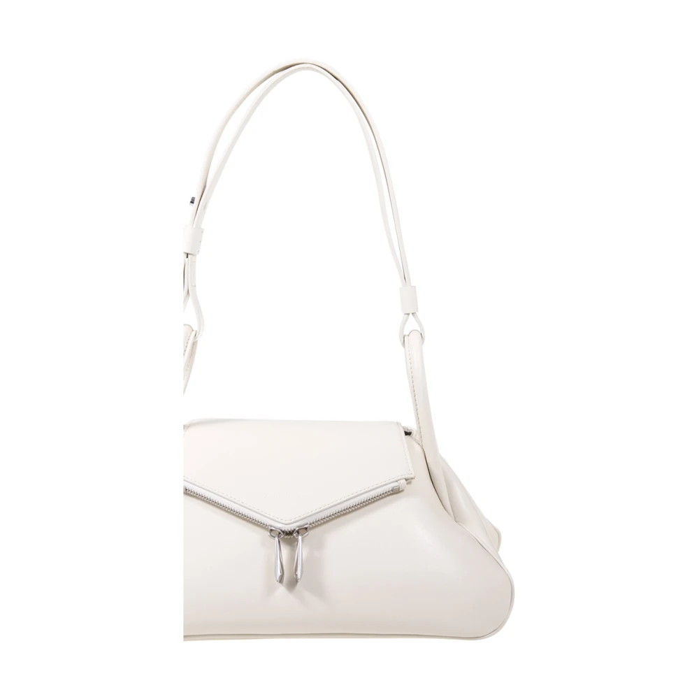 Amina Muaddi Gemini tas White Dames