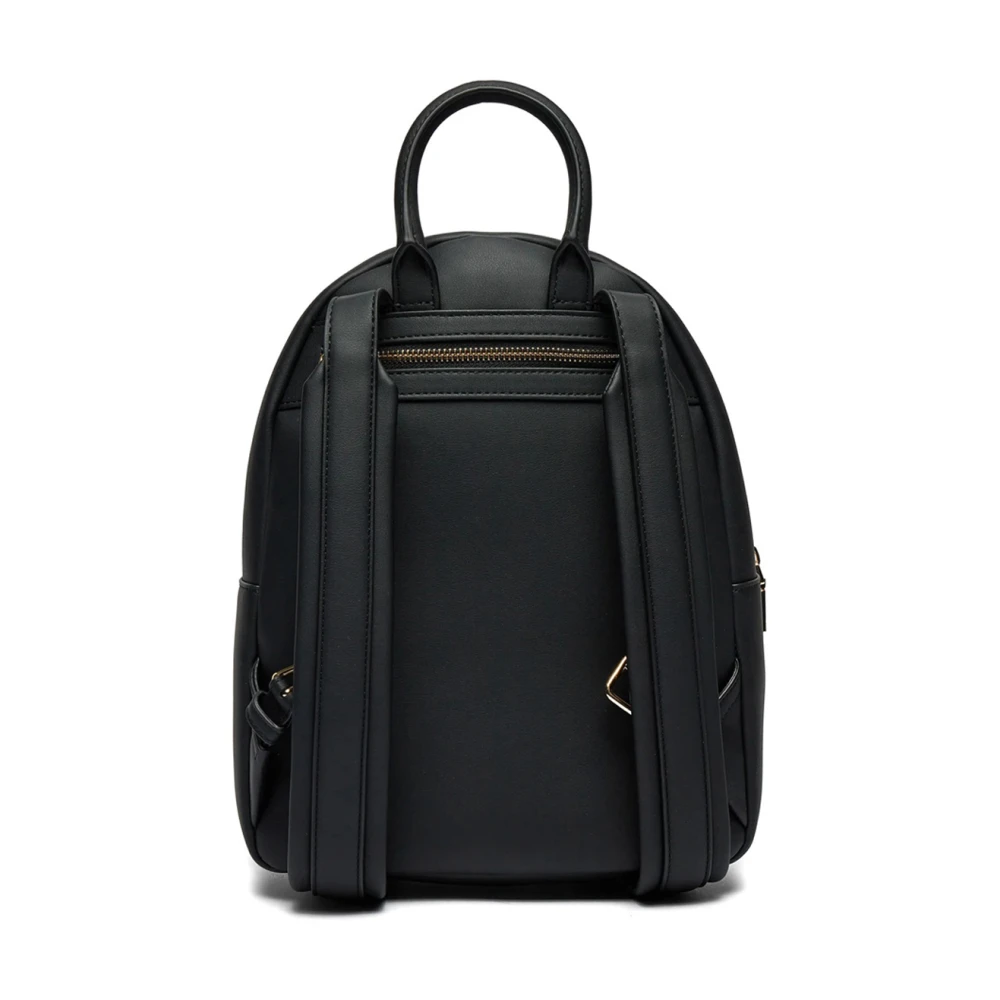 Love Moschino Zwarte Logo Basic Rugzak Black Dames