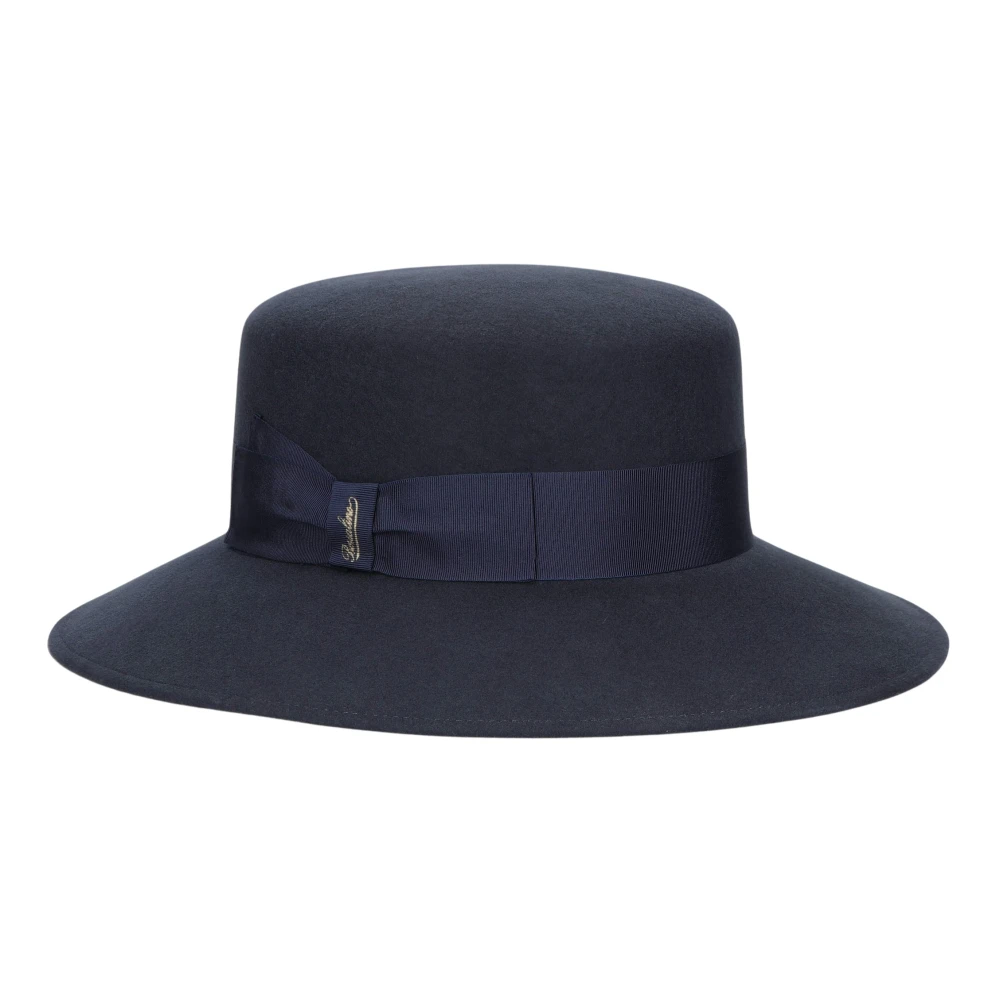 Borsalino Wollen Vilten Kris Hoed Blue Dames