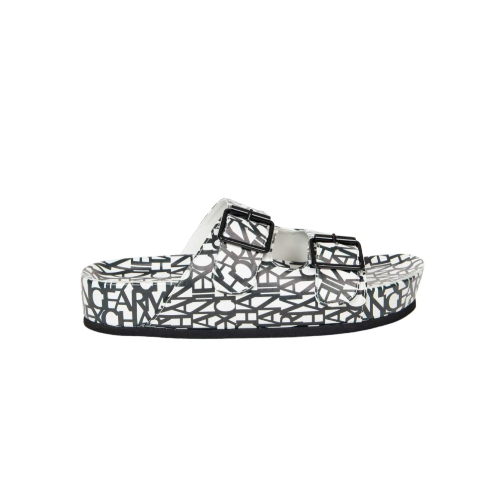 Armani Exchange Vrouw Wit Claquette Moderne