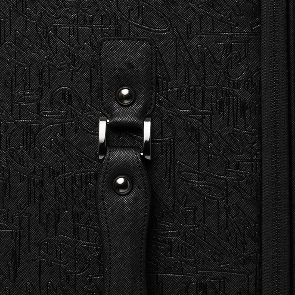 Sprayground Nacht Graff Embossed Zachte Bagage Black Dames