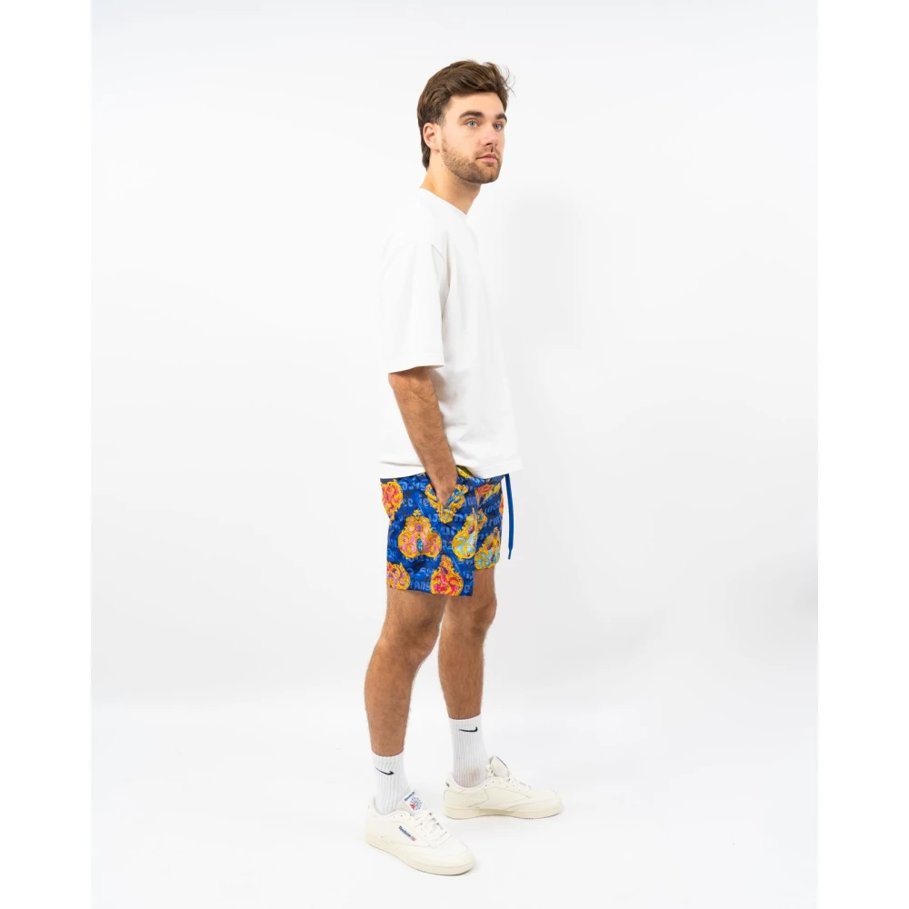 Versace Jeans Couture Hart Couture Zwembroek Blauw Blue Heren