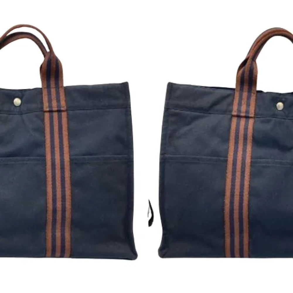 Hermès Vintage Pre-owned Cotton totes Brown Dames