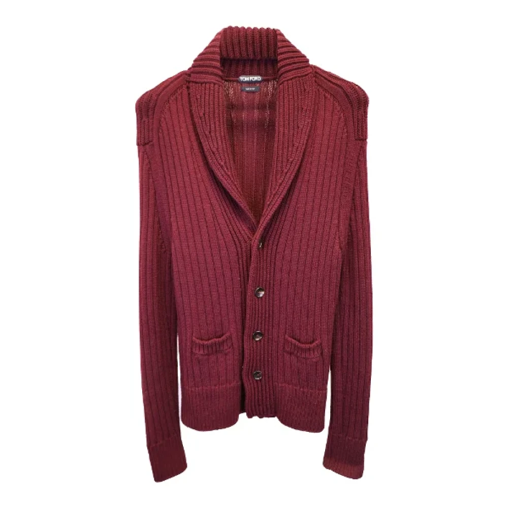 Tom Ford Pre-owned Wool tops Red Heren