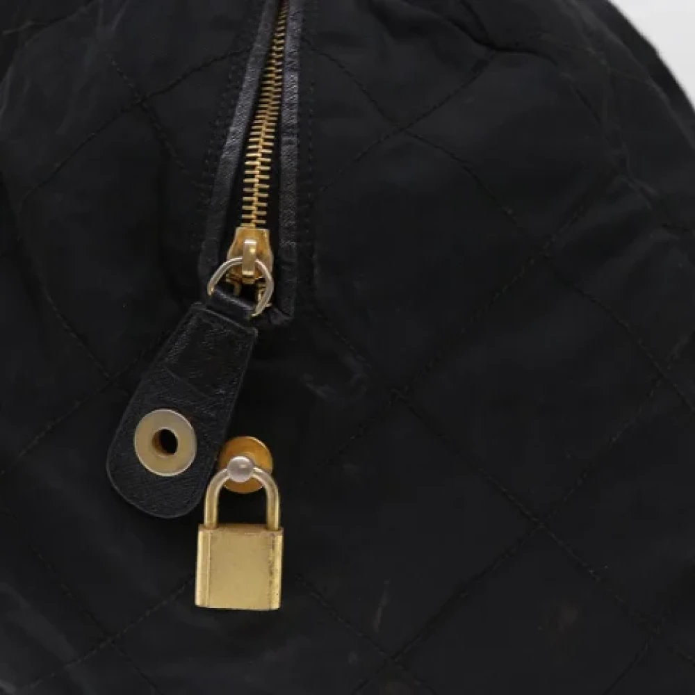 Prada Vintage Pre-owned Nylon travel-bags Black Dames