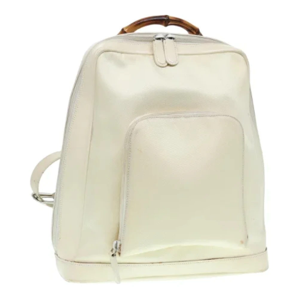 Gucci Vintage Pre-owned Nylon gucci-bags Beige Dames