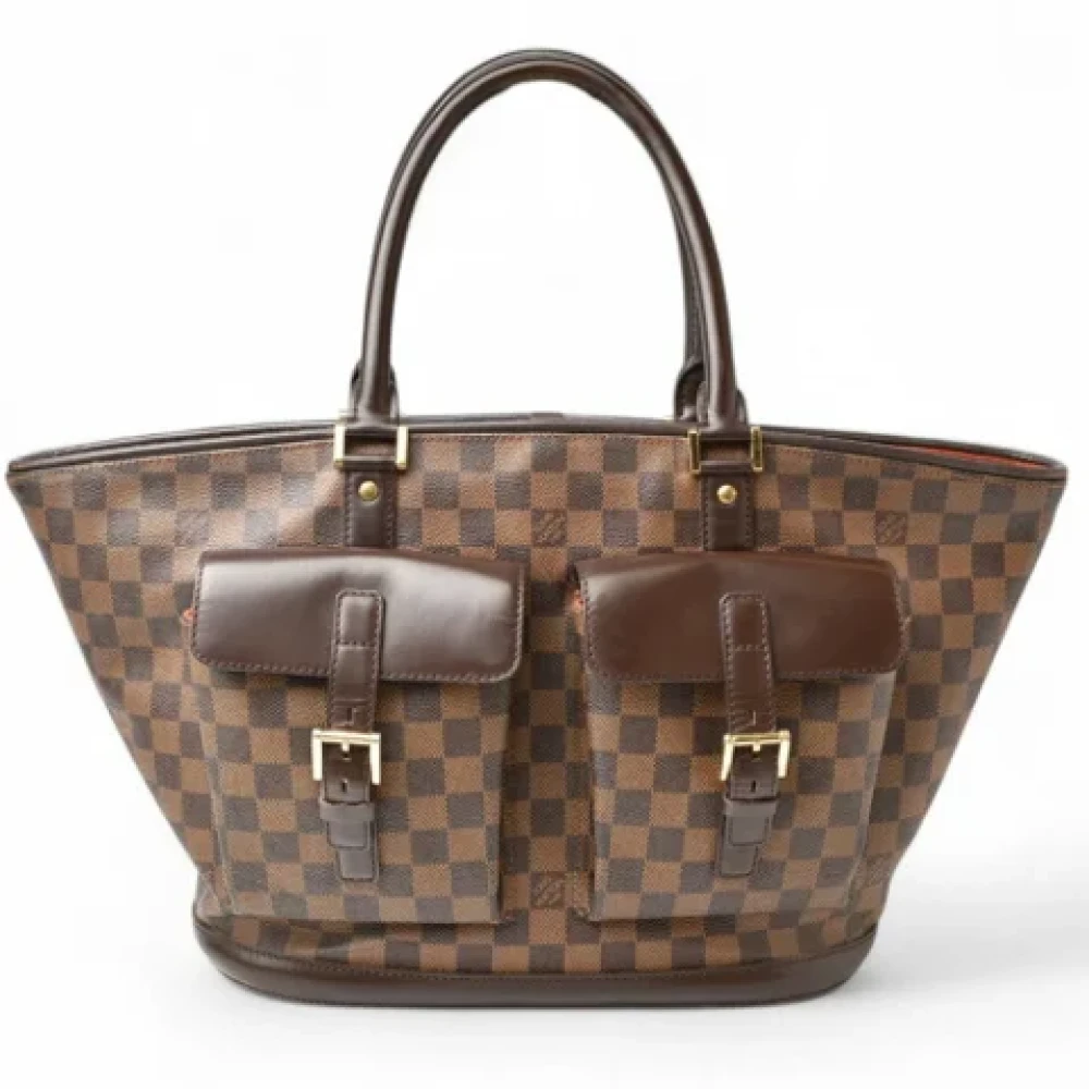 Louis Vuitton Vintage Pre-owned Canvas shoulder-bags Brown Dames