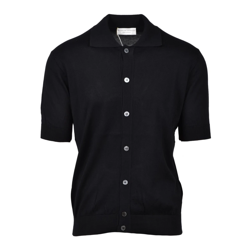 Filippo De Laurentiis Vest Black Heren