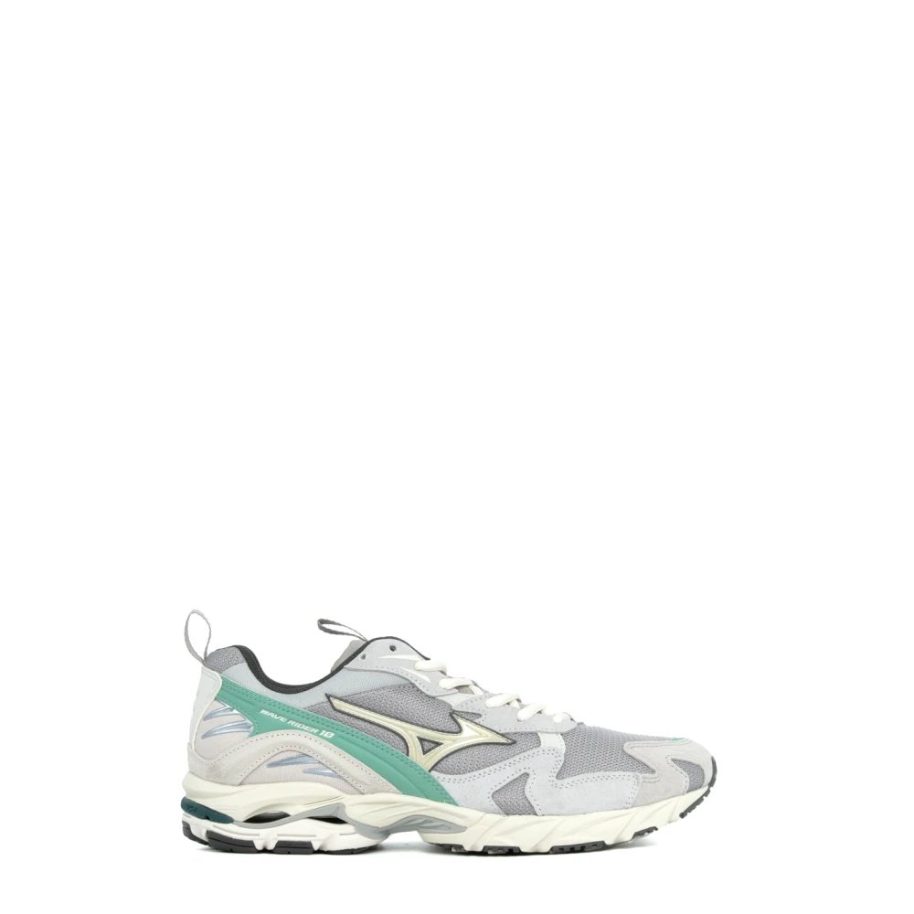 Mizuno Wave Rider 10 Premium Heren Schoenen Grijs