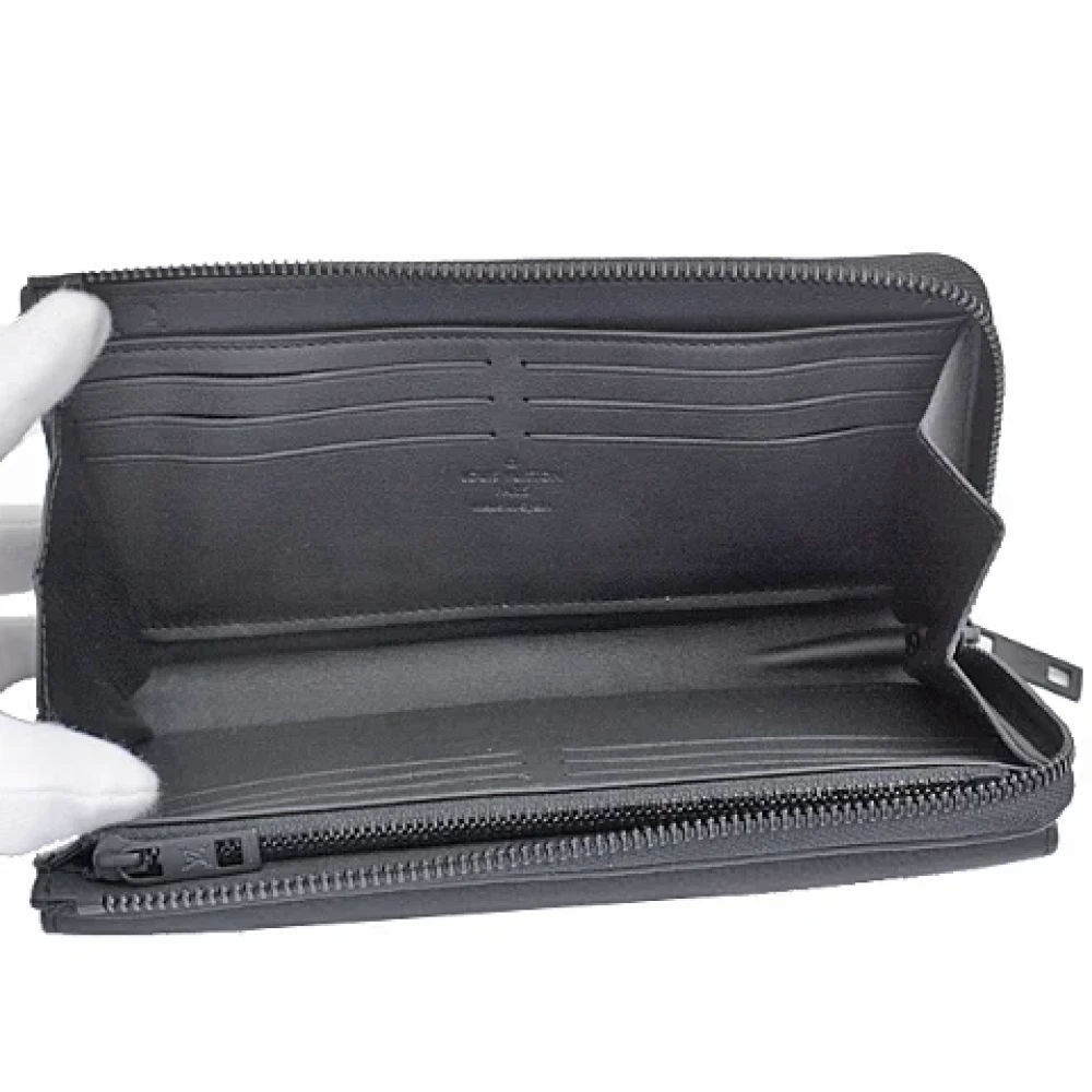 Louis Vuitton Vintage Pre-owned Canvas wallets Black Heren