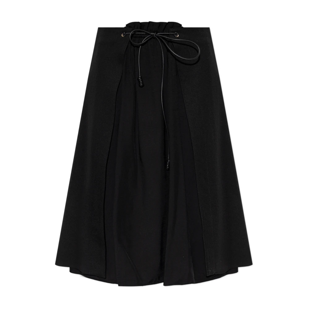 Moncler Midirock Aus Wollgabardine für Damen in Schwarz in Größe: 40 - Bild 5