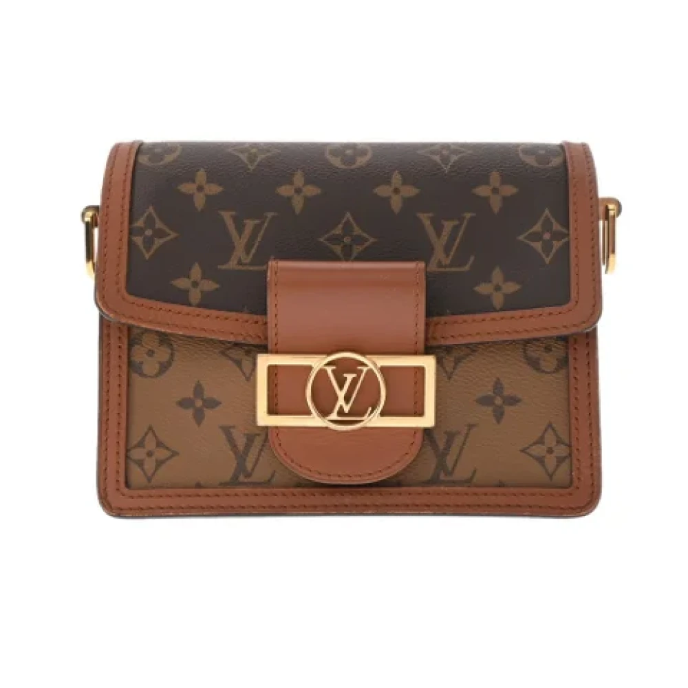 Louis Vuitton Vintage Pre-owned Canvas clutches Brown Dames