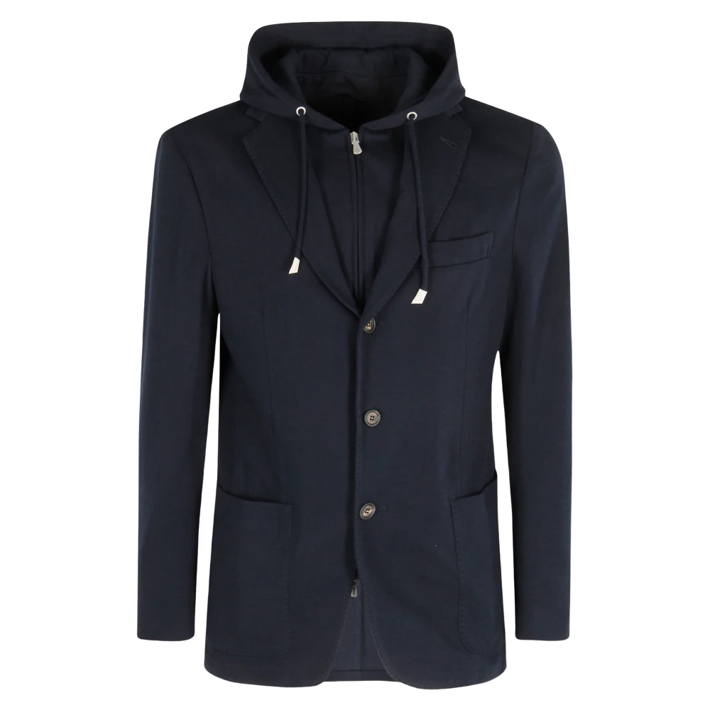 Eleventy Herren Blau Jacken, 3XLgröße: