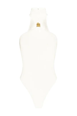 Crêpe Jersey Body med Juveldetalj