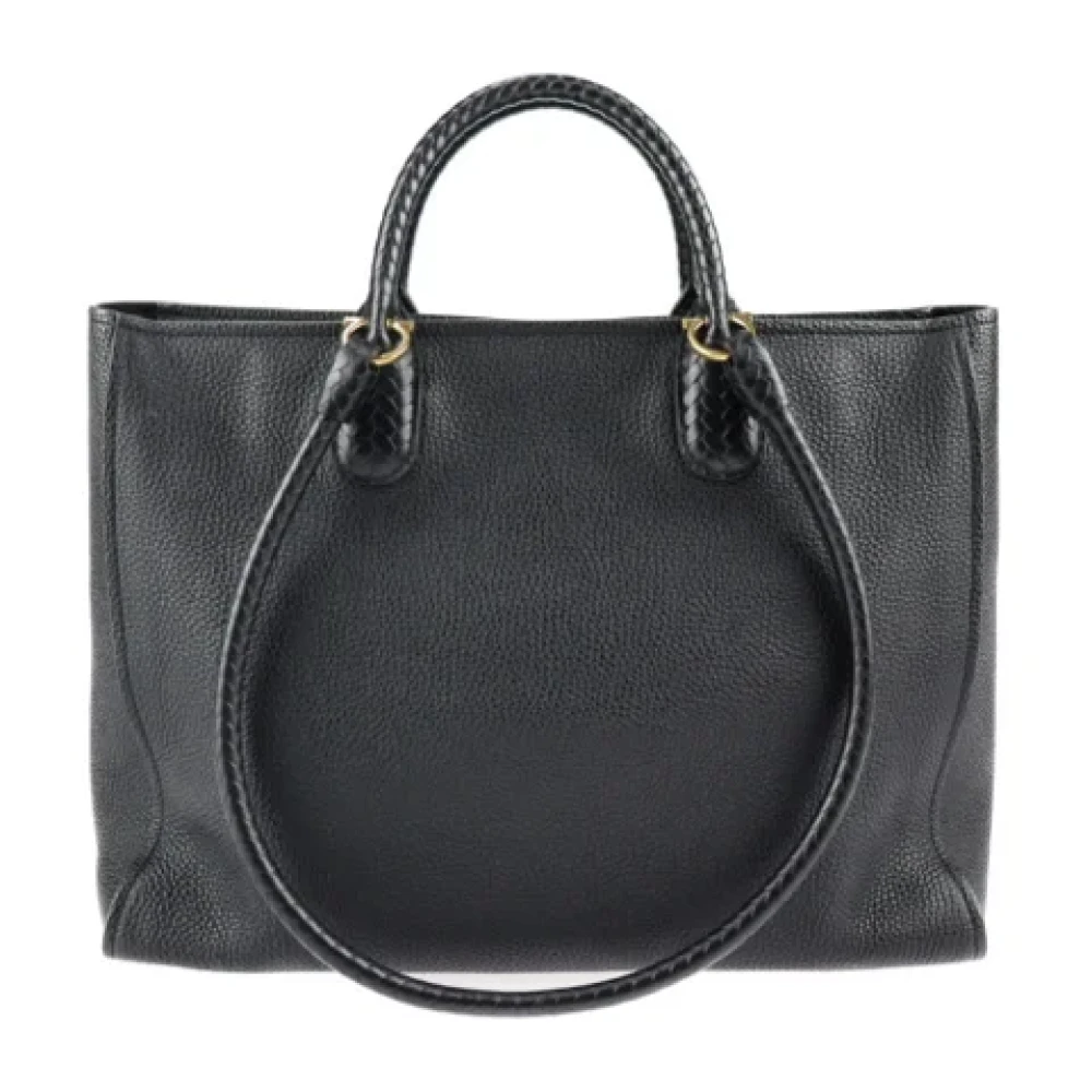 Salvatore Ferragamo Pre-owned Fabric shoulder-bags Black Dames