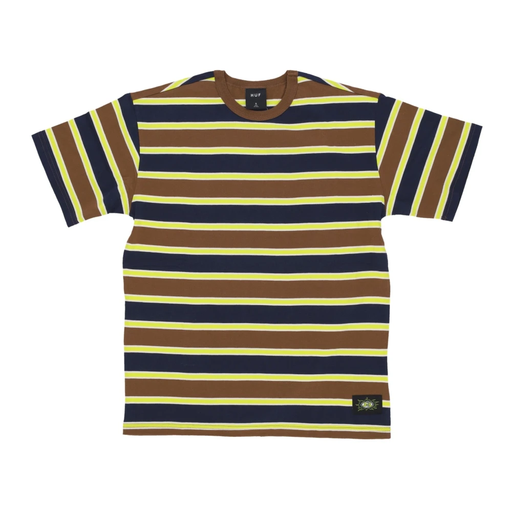 HUF Randig Stickad T-shirt Multicolor, Herr