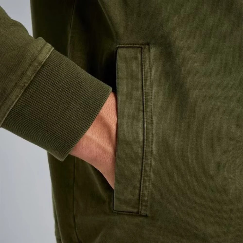 PME Legend Overshirt- PME Button Jacket Open END Jersey Green Heren