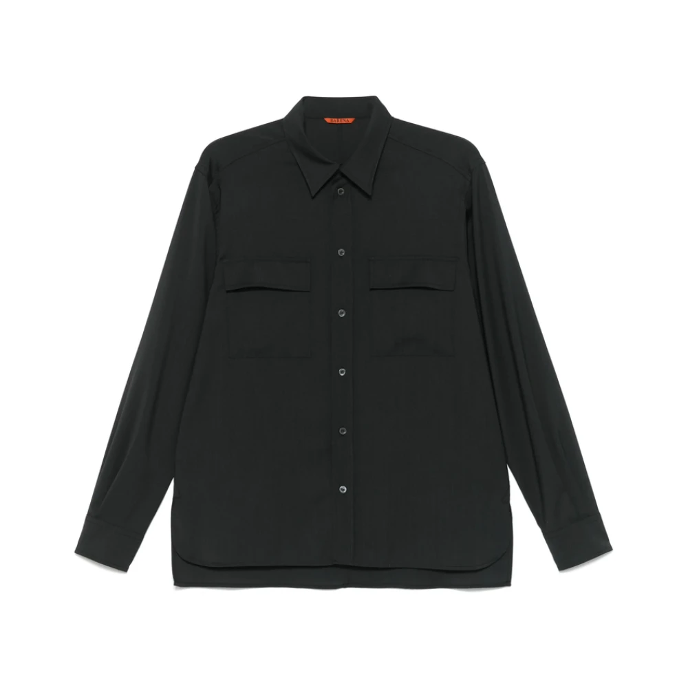 Barena Venezia Donkergrijze Button-Up Shirt met Borstzakken Gray Heren