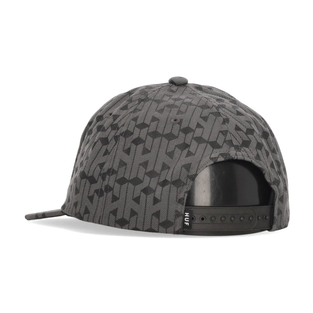 HUF Klassieke Platte Klep Pet Zwart Multicolor Heren