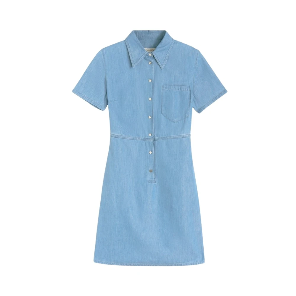 Trussardi Korte Jurk Blue Dames