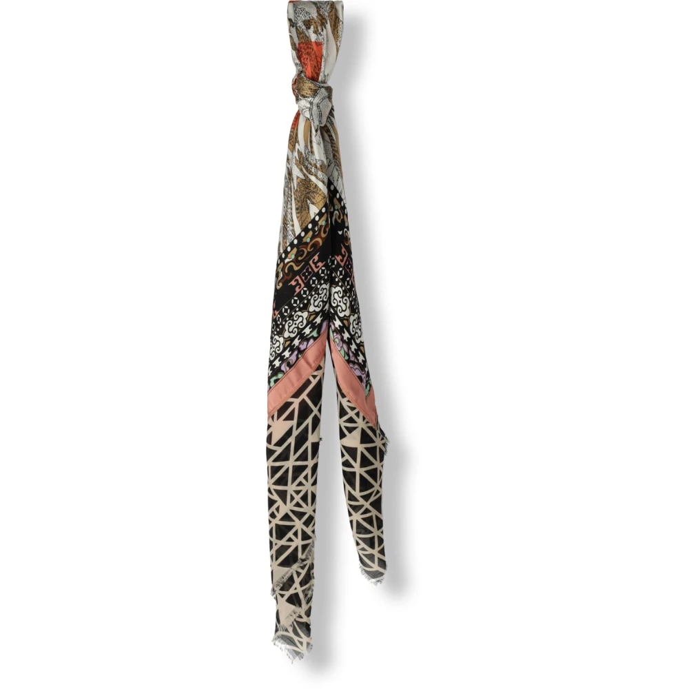 Summum Woman Dames Sjaals Scarf Triangle Print Multicolor Dames