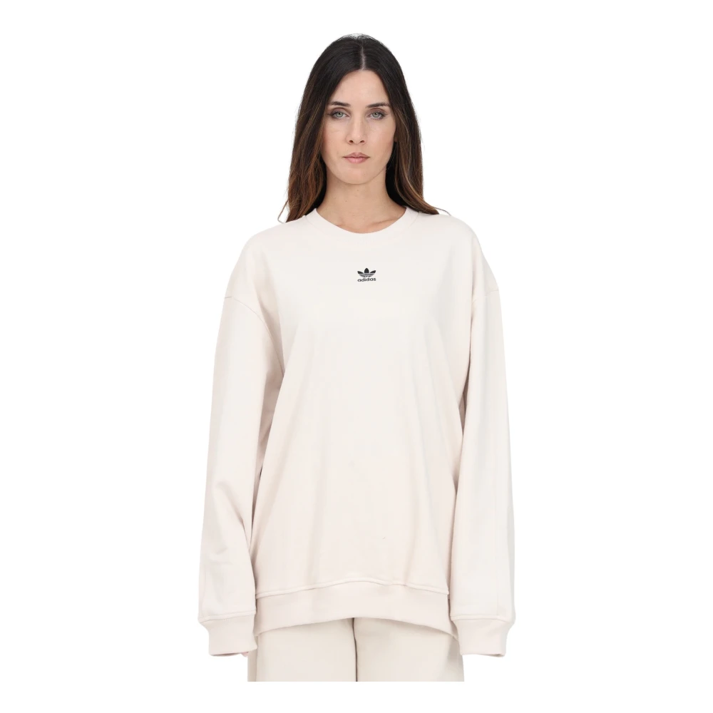 adidas Originals Essentials Oversized Beige Sweater Beige Dames