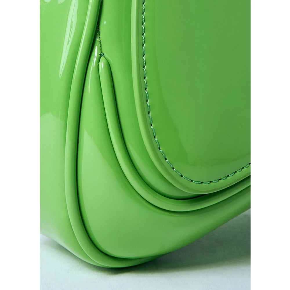 Diesel Hoogglans Play Clutch Schoudertas Green Dames