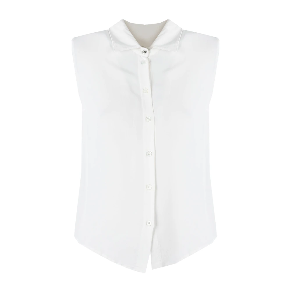 Patrizia Pepe Mujer Blanco Blusas Y Camisas, Talla: M